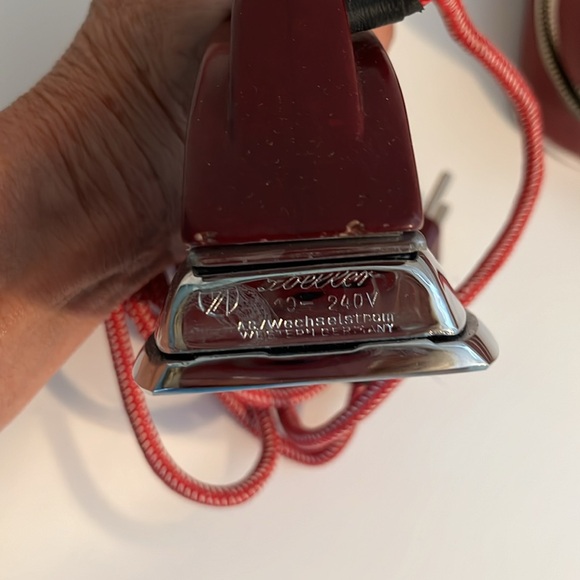 New vintage antique ZOELLER 1940’s-1950’s from West Germany smallest iron - Picture 11 of 16